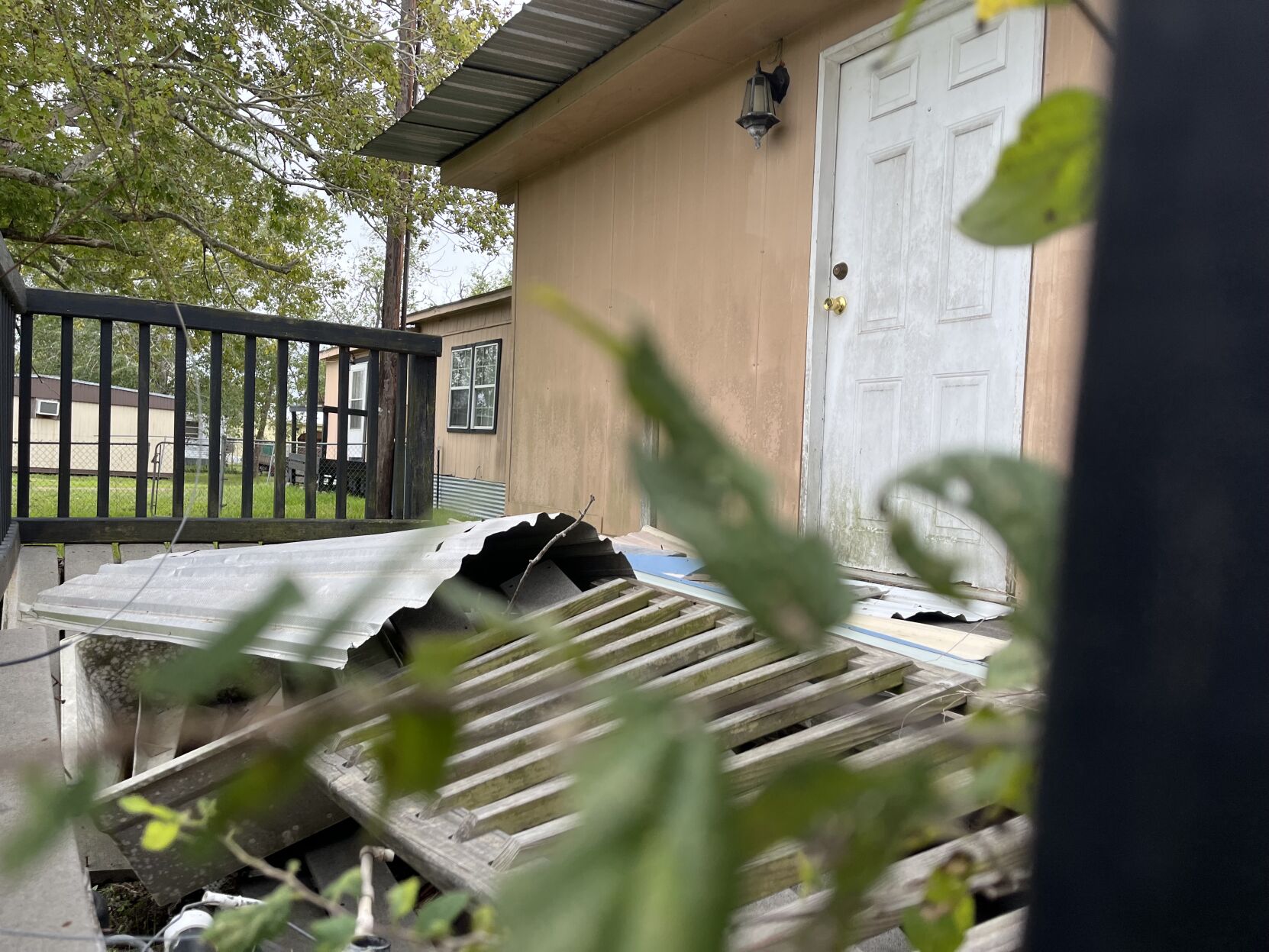 Hurricane damage